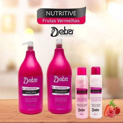 Imagem de Máscara Nutritive 300ml frutas Vermelhas - Detra Hair Cosméticos