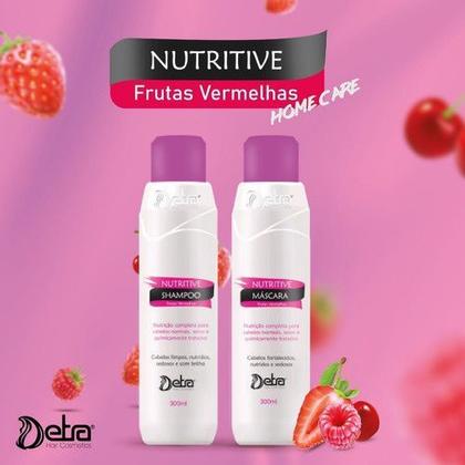 Imagem de Máscara Nutritive 300ml frutas Vermelhas - Detra Hair Cosméticos