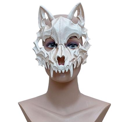 Imagem de Máscara Osso Animal Lobo Esqueleto Caveira Halloween