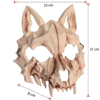 Imagem de Máscara Osso Animal Lobo Esqueleto Caveira Halloween