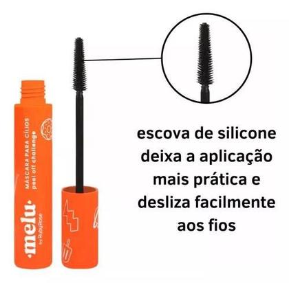 Imagem de Mascara P/ Cílios Challenge Super Alongamento Melu Ruby Rose Laranja