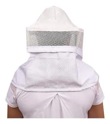 Imagem de Máscara Para Apicultura Tela Com Chapéu Integrado Ventilado Brim Algodão