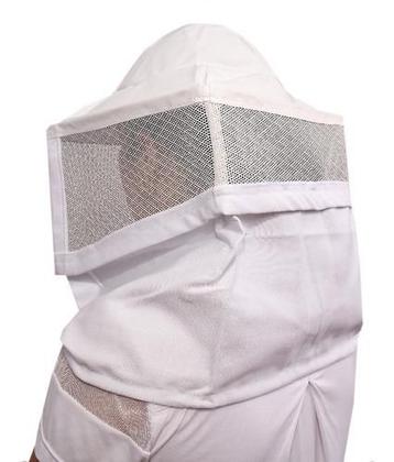 Imagem de Máscara Para Apicultura Tela Com Chapéu Integrado Ventilado Brim Algodão