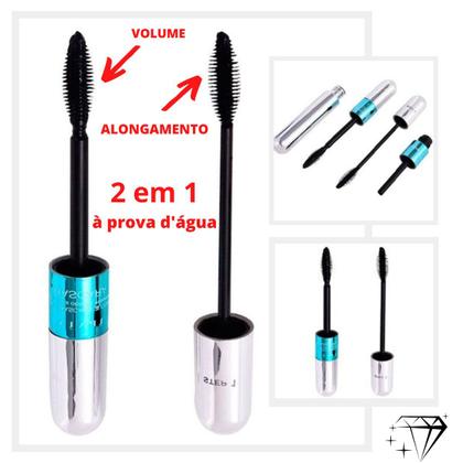 Imagem de Máscara Para Cílios 2 Em 1 Prova D'água Rímel Longa Duração