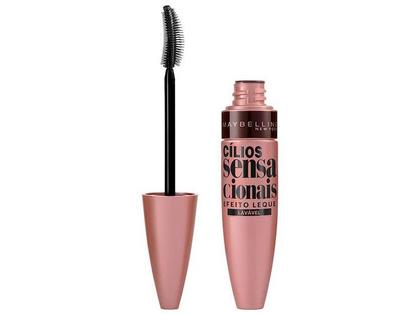 Imagem de Máscara para Cílios Maybelline Cílios Sensacionais Preta