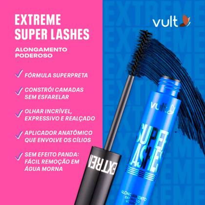 Imagem de Máscara Para Cílios Vult Extreme Super Lashes 10g