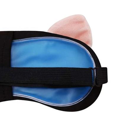Imagem de Máscara Para Dormir Com Gel Térmico Reduz Olheiras Cansaço