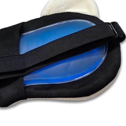 Imagem de Máscara Para Dormir Com Gel Térmico Reduz Olheiras Cansaço