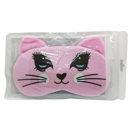 Imagem de Máscara Para Dormir Gato Delicado Gel Térmico Reduz Olheiras
