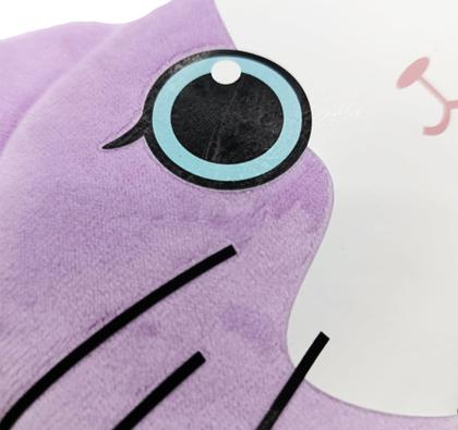 Imagem de Máscara Para Dormir Gato Roxo Gel Térmico Reduz Olheiras