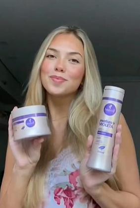 Imagem de Máscara para Matizar Cabelo Haskell com Kit de Aplicação