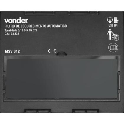 Imagem de Mascara para solda automática tonalidade 12 msv012 ca38322 - Vonder