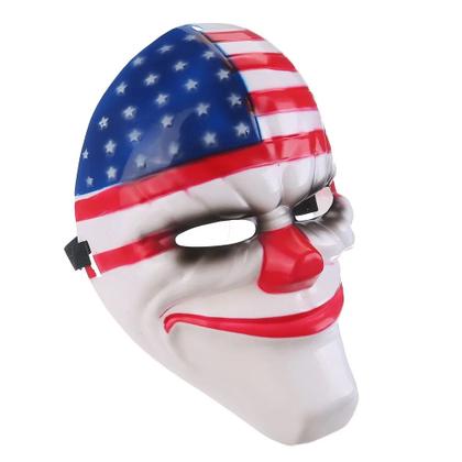 Imagem de Máscara Payday Palhaço Carnaval Dallas Usa Luxo Halloween