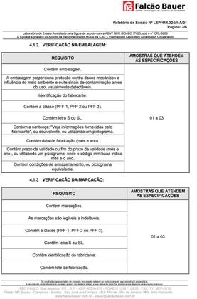 Imagem de Máscara pff2 / n95 / kn95 adulto branca - caixa 50 unidades