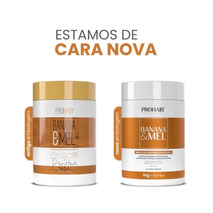 Imagem de Máscara Prohair Nutrição Intensa Banana e Mel 1KG