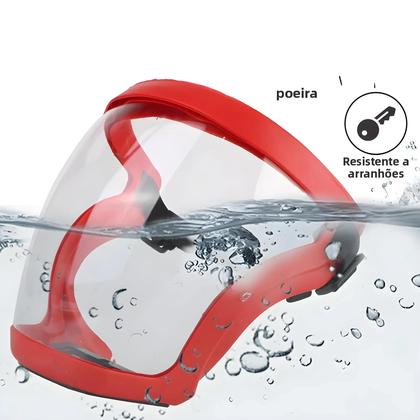 Imagem de Máscara Protetora Facial Completa À Prova De Poeira E Respingos De Óleo Com Filtros Para