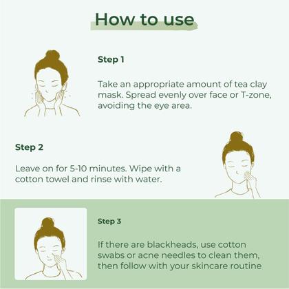 Imagem de Máscara Purificante CHANDO HIMALAYA Green Tea Clay 100ml - Para Pele Oleosa