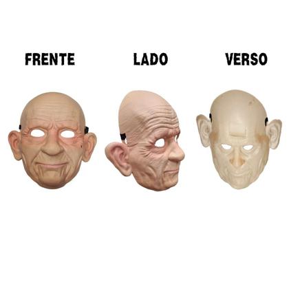 Imagem de Máscara Realista de Velho Senhor Idoso Senhor de Idade Avançada de Luxo Premium pra Festa a Fantasia Cosplay Carnaval Halloween Dia Das Bruxas