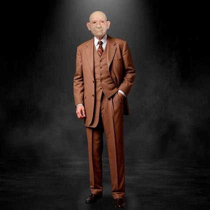 Imagem de Máscara Realista de Velho Senhor Idoso Senhor de Idade Avançada de Luxo Premium pra Festa a Fantasia Cosplay Carnaval Halloween Dia Das Bruxas