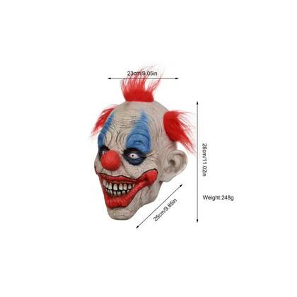 Imagem de Máscara Realista Palhaço Terror Fantasia Festa Halloween