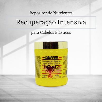 Imagem de Máscara Recuperação Intensiva Cabelos Elásticos e quebradiços Coiffer 500gr