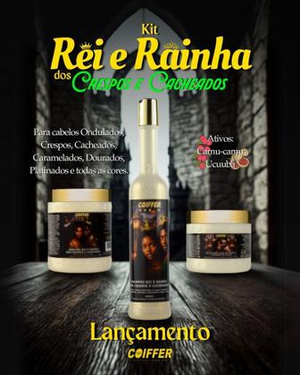 Imagem de Mascara rei e rainha dos crespos e cacheados coiffer 500g