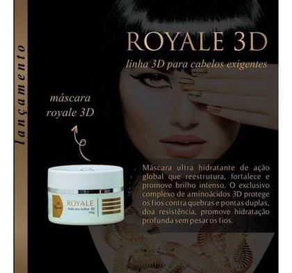 Imagem de Máscara Royale 3d Glynett Hidratação Profunda 250g Full