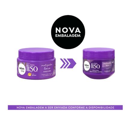 Imagem de Máscara Salon Line Meu Liso Matizador Loiro 300g