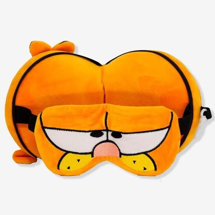 Imagem de Máscara tapa olho durmir sleepy mask 2 em 1 garfield zc