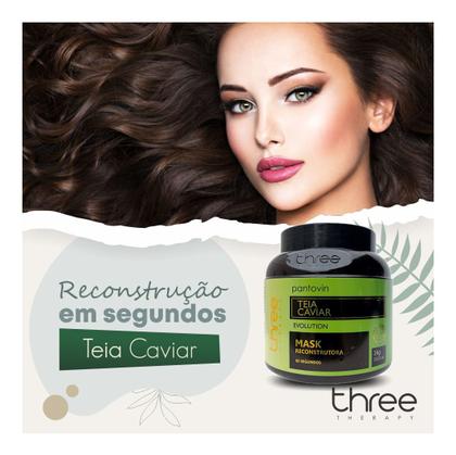 Imagem de Mascara Teia Caviar Reconstrutora Pantovin Three Therapy 1kg