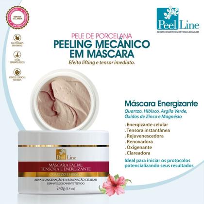 Imagem de Máscara Tensora Quartzo e Hibisco 240g Peel Line