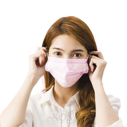 Imagem de Mascara Tnt Com Elástico Unhas Rosa C/20 Unidades - Poli