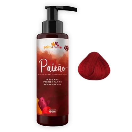 Imagem de Máscara Tonalizante Beleza Ruiva 150ml Paixão Ruivo Cobre Avermelhado Máscara Pigmentante Tinta de Cabelo