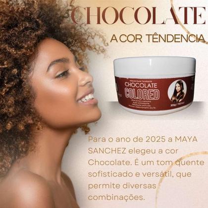 Imagem de Máscara Tonalizante Chocolate Sem Amônia - Resultado 100% Natural com Hidratação Profunda