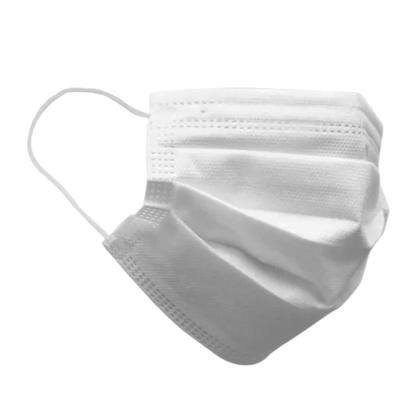 Imagem de Máscara Tripla Descartável Branca Ssplus 3 Caixas com 50 Unidades Cada