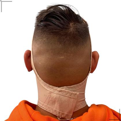 Imagem de Máscara Unissex Reutilizável Modela Tira Papada Afina Face