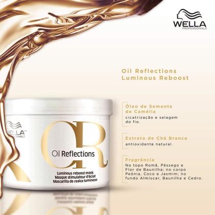 Imagem de Máscara Wella Oil Reflections Luminous Reboost 500ml