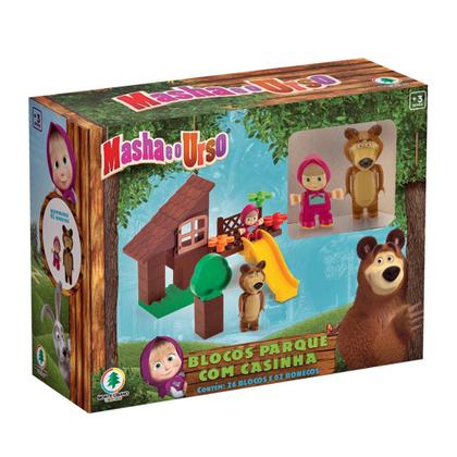 Imagem de Masha E O Urso Blocos Parque Com Casinha - Monte Líbano