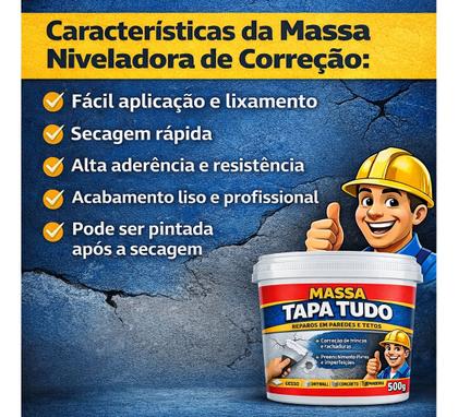 Imagem de Massa Acrilica para Vedação Tapa Tudo Cumc Branca 500g