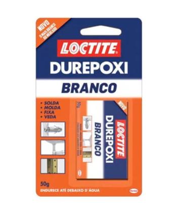 Imagem de Massa Adesiva Epóxi Durepoxi Branco 50g Loctite Henkel 01 Un