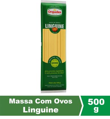 Imagem de Massa Com Ovos Linguine Orquídea 500g