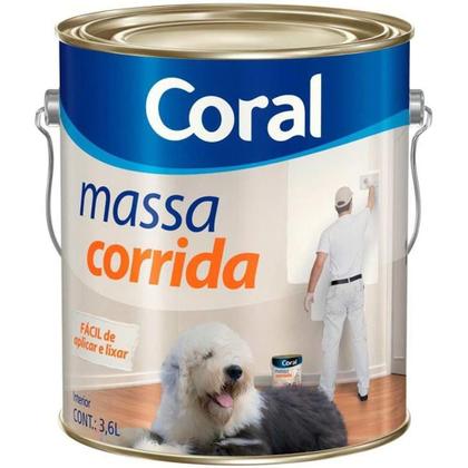 Imagem de Massa Corrida Pva Coral Coral 3,6 Litros