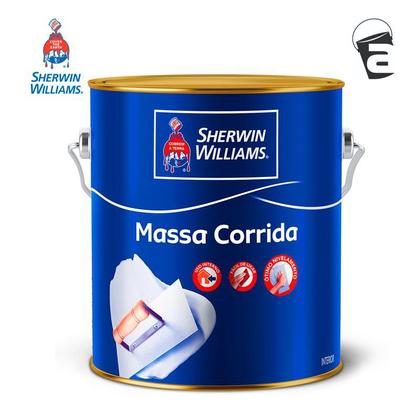 Imagem de Massa corrida pva uso em paredes e tetos lata 1,5kg