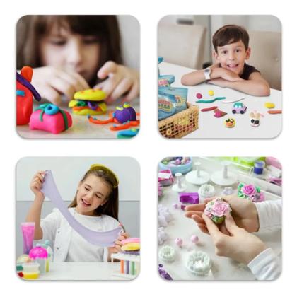 Imagem de Massa De Eva 5 Cores Sortidas BR/VM/AZ/VD/AM 50g