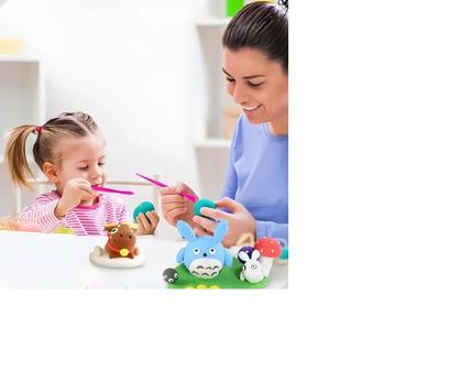 Imagem de Massa De EVA Make + 20 Cores Sortidas Massinha Modelar 250 g