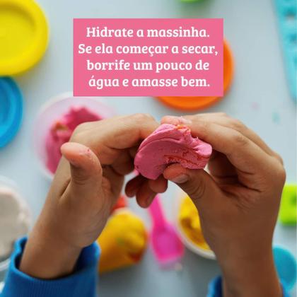 Imagem de Massa de Modelar 12 Cores + 6 Moldes 300g Patrulha Canina Roxo