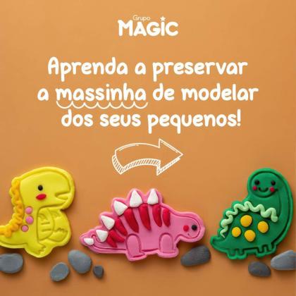 Imagem de Massa de Modelar 12 Cores + 6 Moldes 300g Patrulha Canina Roxo