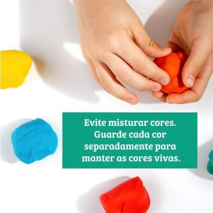 Imagem de Massa de Modelar 12 Cores + 6 Moldes 300g Patrulha Canina Roxo