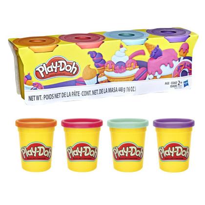 Imagem de Massa de Modelar Play-Doh com 4 Potes Hasbro - Item Sortido