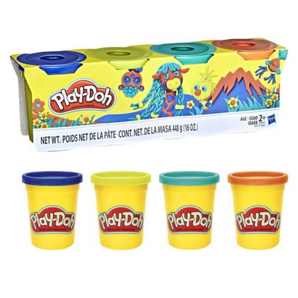 Imagem de Massa de Modelar Play-Doh com 4 Potes Hasbro - Item Sortido